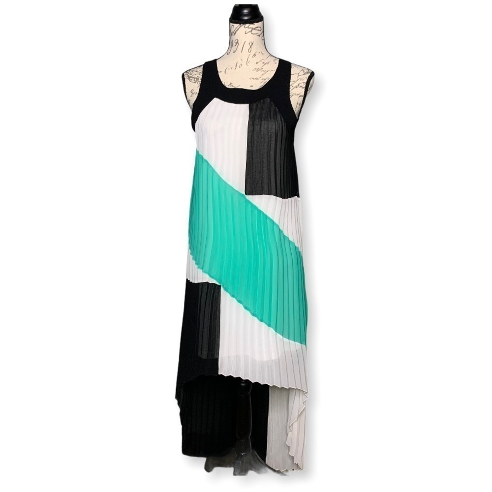 Buffalo David Bitton Pleated High Low Dress